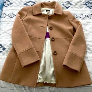 J crew wool blend peacoat size 6